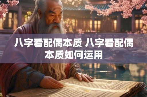 八字看配偶本质 八字看配偶本质如何运用 八字看配偶本质 八字看配偶本质如何运用