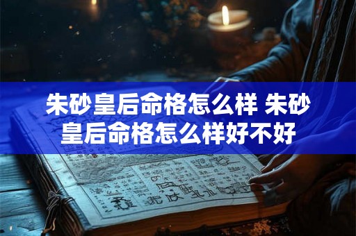 朱砂皇后命格怎么样 朱砂皇后命格怎么样好不好 朱砂皇后命格怎么样 朱砂皇后命格怎么样好不好