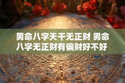 男命八字天干无正财 男命八字无正财有偏财好不好 命运怎么样 男命八字天干无正财 男命八字无正财有偏财好不好 命运怎么样