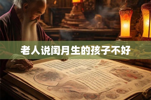 老人说闰月生的孩子不好 老人说闰月生的孩子不好