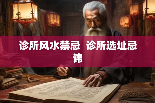 诊所风水禁忌 诊所选址忌讳 诊所风水禁忌 诊所选址忌讳
