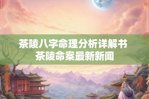 茶陵八字命理分析详解书 茶陵命案最新新闻 茶陵八字命理分析详解书 茶陵命案最新新闻