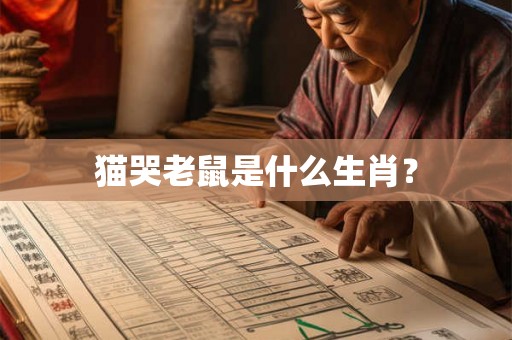 猫哭老鼠是什么生肖? 猫哭老鼠是什么生肖?