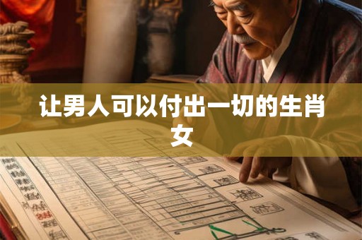 让男人可以付出一切的生肖女 让男人可以付出一切的生肖女