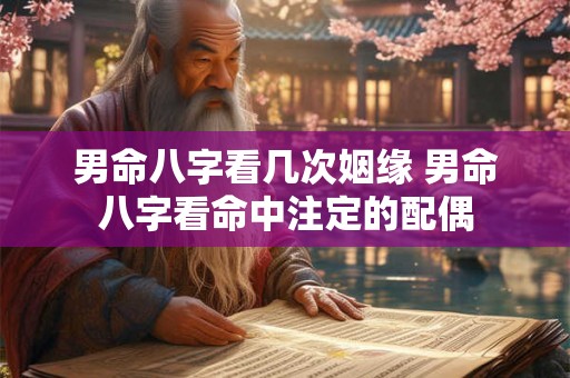 男命八字看几次姻缘 男命八字看命中注定的配偶 男命八字看几次姻缘 男命八字看命中注定的配偶
