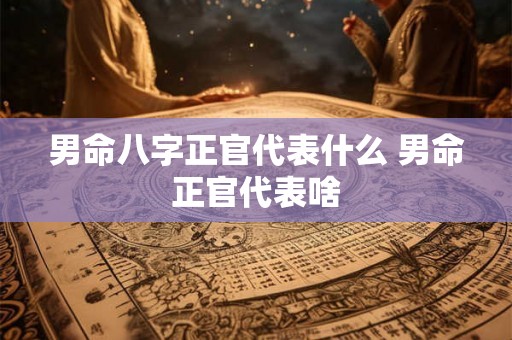 男命八字正官代表什么 男命正官代表啥 男命八字正官代表什么 男命正官代表啥