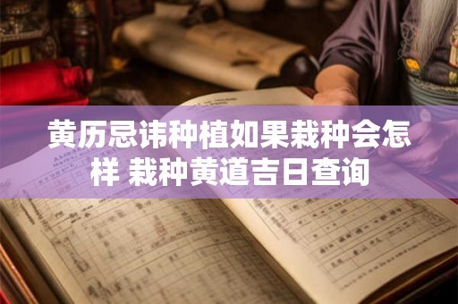 黄历忌讳种植如果栽种会怎样 栽种黄道吉日查询 黄历忌讳种植如果栽种会怎样 栽种黄道吉日查询