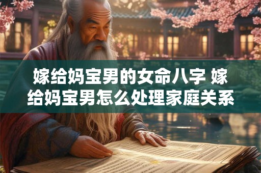 嫁给妈宝男的女命八字 嫁给妈宝男怎么处理家庭关系 嫁给妈宝男的女命八字 嫁给妈宝男怎么处理家庭关系