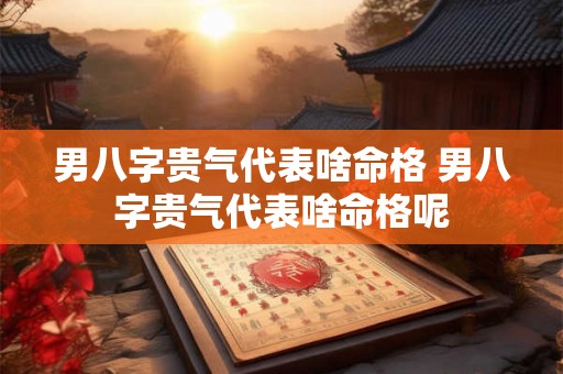 男八字贵气代表啥命格 男八字贵气代表啥命格呢 男八字贵气代表啥命格 男八字贵气代表啥命格呢