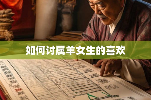 如何讨属羊女生的喜欢 如何讨属羊女生的喜欢