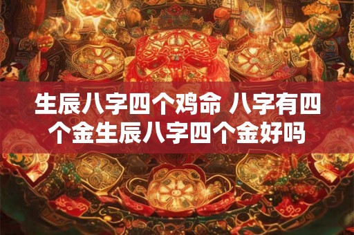 生辰八字四个鸡命 八字有四个金生辰八字四个金好吗 生辰八字四个鸡命 八字有四个金生辰八字四个金好吗