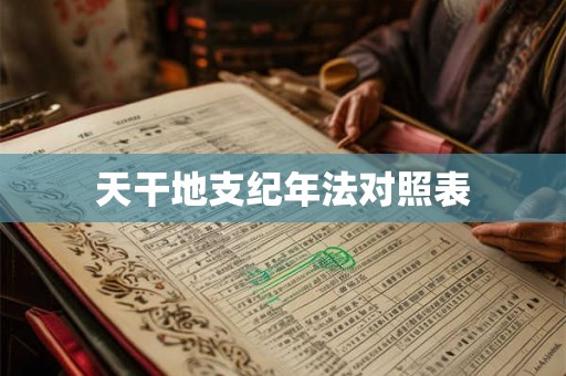 天干地支纪年法对照表 天干地支纪年法对照表