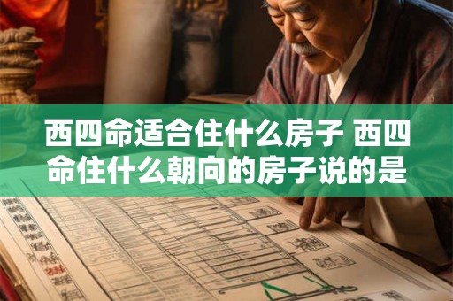 西四命适合住什么房子 西四命住什么朝向的房子说的是入户门还是单元门 西四命适合住什么房子 西四命住什么朝向的房子说的是入户门还是单元门