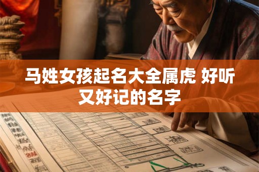 马姓女孩起名大全属虎 好听又好记的名字 马姓女孩起名大全属虎 好听又好记的名字