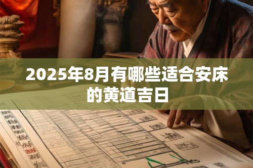 2025年8月有哪些适合安床的黄道吉日 2025年8月有哪些适合安床的黄道吉日