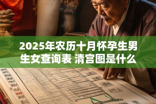 2025年农历十月怀孕生男生女查询表 清宫图是什么 2025年农历十月怀孕生男生女查询表 清宫图是什么