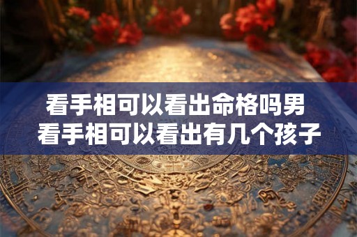 看手相可以看出命格吗男 看手相可以看出有几个孩子吗 看手相可以看出命格吗男 看手相可以看出有几个孩子吗