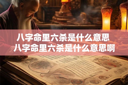 八字命里六杀是什么意思 八字命里六杀是什么意思啊 八字命里六杀是什么意思 八字命里六杀是什么意思啊