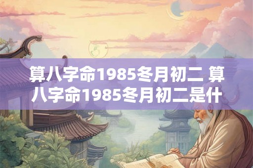 算八字命1985冬月初二 算八字命1985冬月初二是什么命 算八字命1985冬月初二 算八字命1985冬月初二是什么命