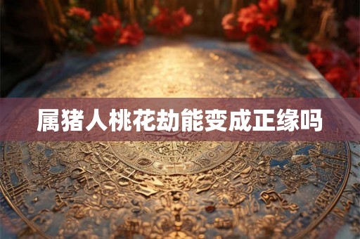 属猪人桃花劫能变成正缘吗 属猪人桃花劫能变成正缘吗