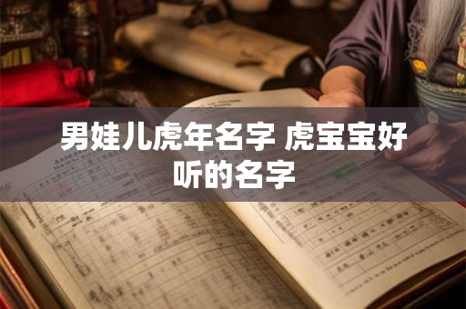 男娃儿虎年名字 虎宝宝好听的名字