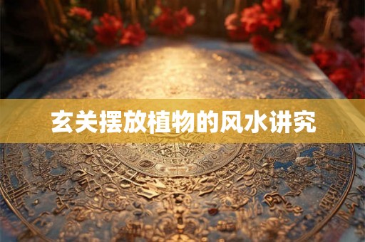 玄关摆放植物的风水讲究