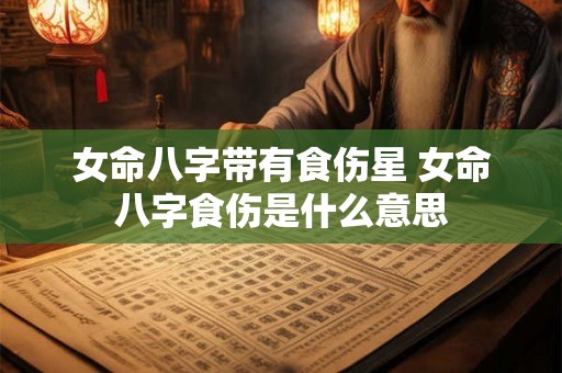 女命八字带有食伤星 女命八字食伤是什么意思 女命八字带有食伤星 女命八字食伤是什么意思