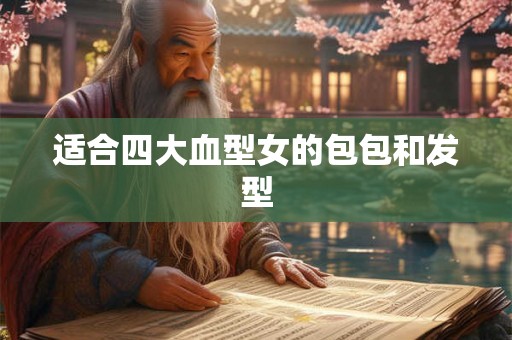适合四大血型女的包包和发型