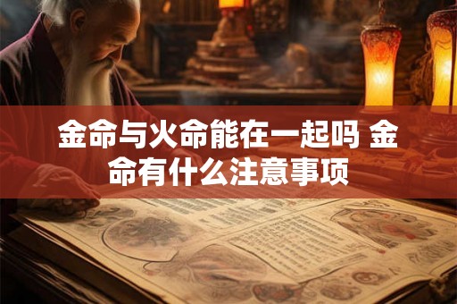 金命与火命能在一起吗 金命有什么注意事项 金命与火命能在一起吗 金命有什么注意事项