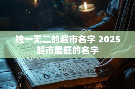 独一无二的超市名字 2025超市最旺的名字 独一无二的超市名字 2025超市最旺的名字