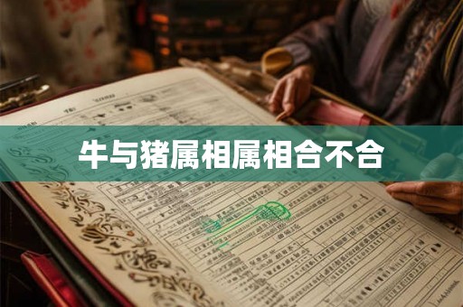 牛与猪属相属相合不合 牛与猪属相属相合不合