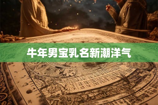 牛年男宝乳名新潮洋气 牛年男宝乳名新潮洋气