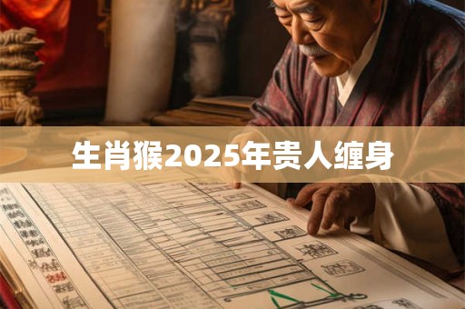 生肖猴2025年贵人缠身