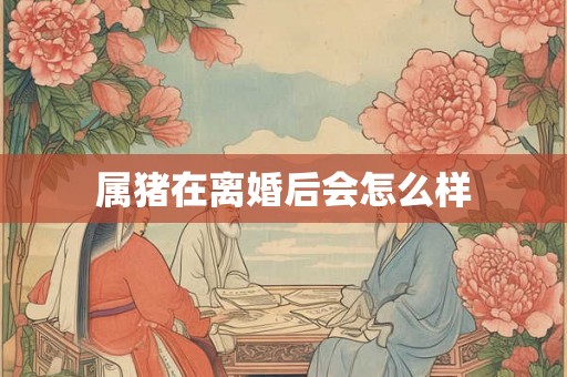 属猪在离婚后会怎么样