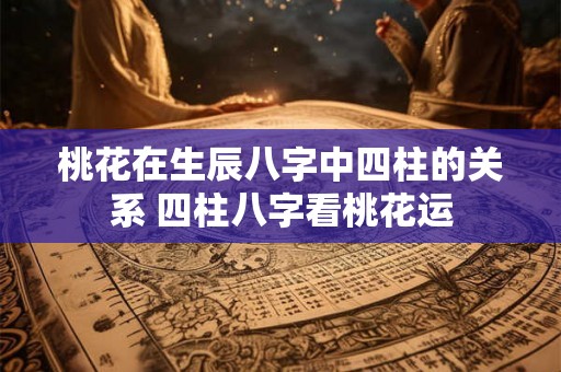 桃花在生辰八字中四柱的关系 四柱八字看桃花运 桃花在生辰八字中四柱的关系 四柱八字看桃花运