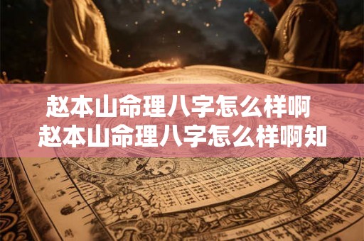 赵本山命理八字怎么样啊 赵本山命理八字怎么样啊知乎 赵本山命理八字怎么样啊 赵本山命理八字怎么样啊知乎