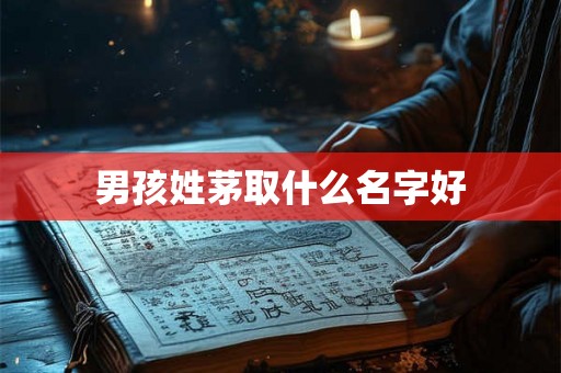 男孩姓茅取什么名字好