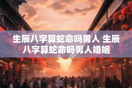 生辰八字算蛇命吗男人 生辰八字算蛇命吗男人婚姻