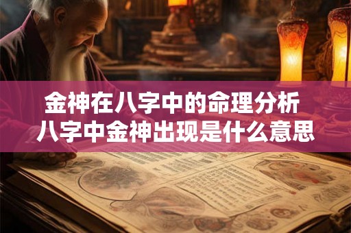 金神在八字中的命理分析 八字中金神出现是什么意思 金神在八字中的命理分析 八字中金神出现是什么意思