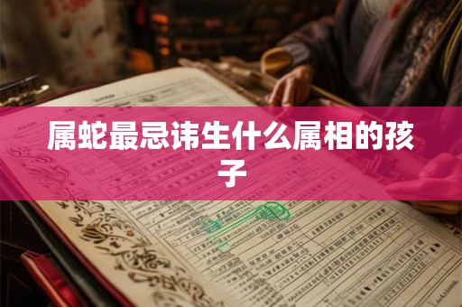 属蛇最忌讳生什么属相的孩子 属蛇最忌讳生什么属相的孩子