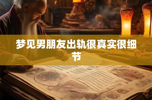 梦见男朋友出轨很真实很细节 梦见男朋友出轨很真实很细节