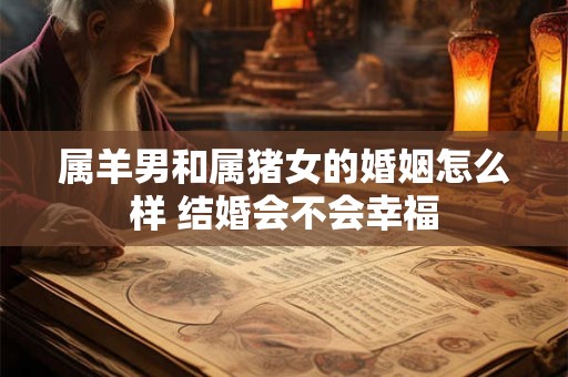 属羊男和属猪女的婚姻怎么样 结婚会不会幸福 属羊男和属猪女的婚姻怎么样 结婚会不会幸福