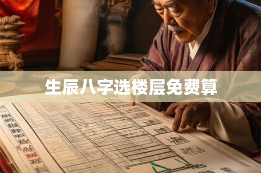 生辰八字选楼层免费算