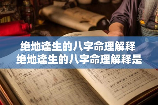绝地逢生的八字命理解释 绝地逢生的八字命理解释是什么 绝地逢生的八字命理解释 绝地逢生的八字命理解释是什么