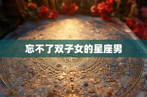 忘不了双子女的星座男 忘不了双子女的星座男