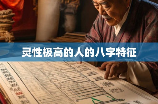 灵性极高的人的八字特征