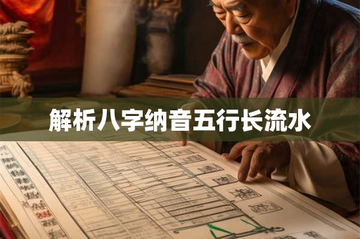 解析八字纳音五行长流水 解析八字纳音五行长流水