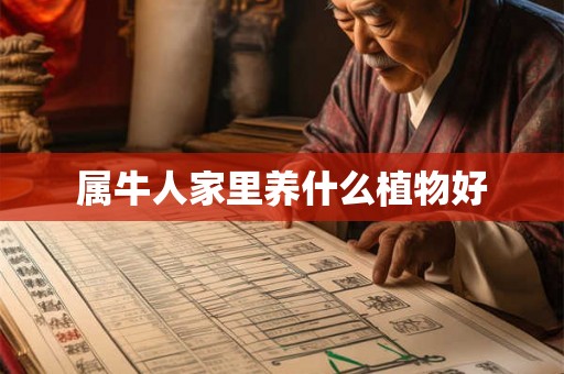属牛人家里养什么植物好 属牛人家里养什么植物好