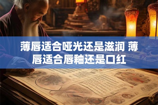 薄唇适合哑光还是滋润 薄唇适合唇釉还是口红 薄唇适合哑光还是滋润 薄唇适合唇釉还是口红