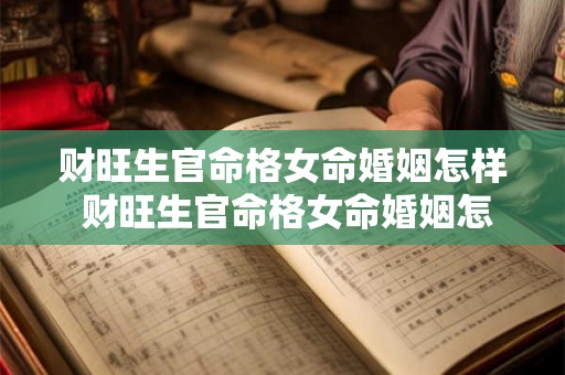 财旺生官命格女命婚姻怎样 财旺生官命格女命婚姻怎样呢 财旺生官命格女命婚姻怎样 财旺生官命格女命婚姻怎样呢